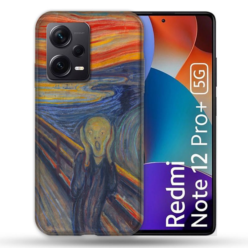 Coque Renforcée Pour Xiaomi Redmi Note 12 Pro Plus 5G Peinture Le Cri