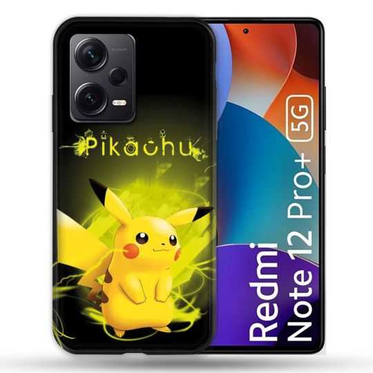 Coque Renforcée Pour Xiaomi Redmi Note 12 Pro Plus 5G Pokemon Pikachu Eclair
