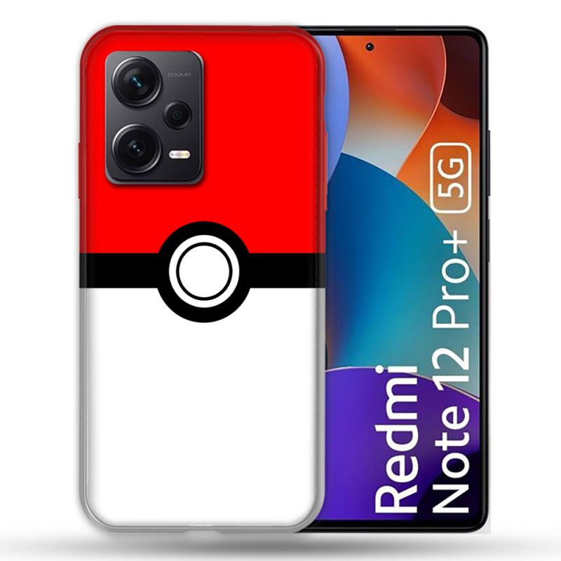 Coque Renforcée Pour Xiaomi Redmi Note 12 Pro Plus 5G Pokemon Pokeball