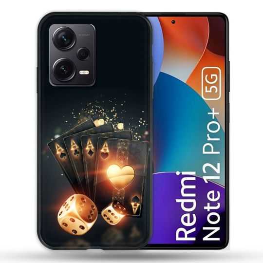 Coque Renforcée Pour Xiaomi Redmi Note 12 Pro Plus 5G Poker Des