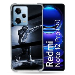 Coque Renforcée En Verre Trempé Pour Xiaomi Redmi Note 12 Pro 5G Sport Boxe Poing