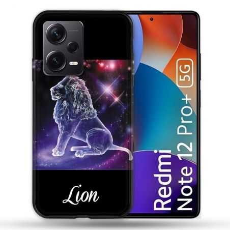 Coque Renforcée Pour Xiaomi Redmi Note 12 Pro Plus 5G Signe Zodiaque 2 Lion