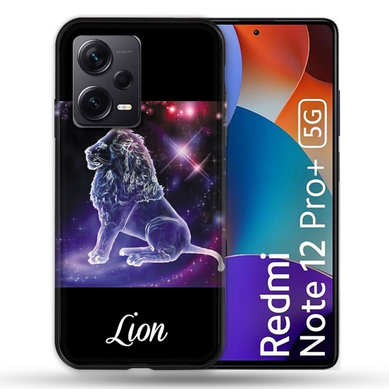 Coque Renforcée Pour Xiaomi Redmi Note 12 Pro Plus 5G Signe Zodiaque 2 Lion
