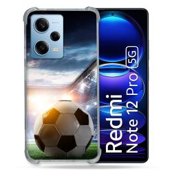 Coque Renforcée En Verre Trempé Pour Xiaomi Redmi Note 12 Pro 5G Sport Football Stade