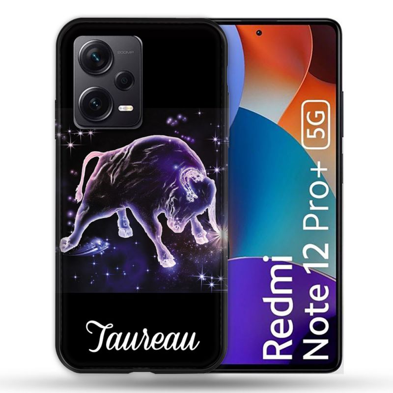 Coque Renforcée Pour Xiaomi Redmi Note 12 Pro Plus 5G Signe Zodiaque 2 Taureau
