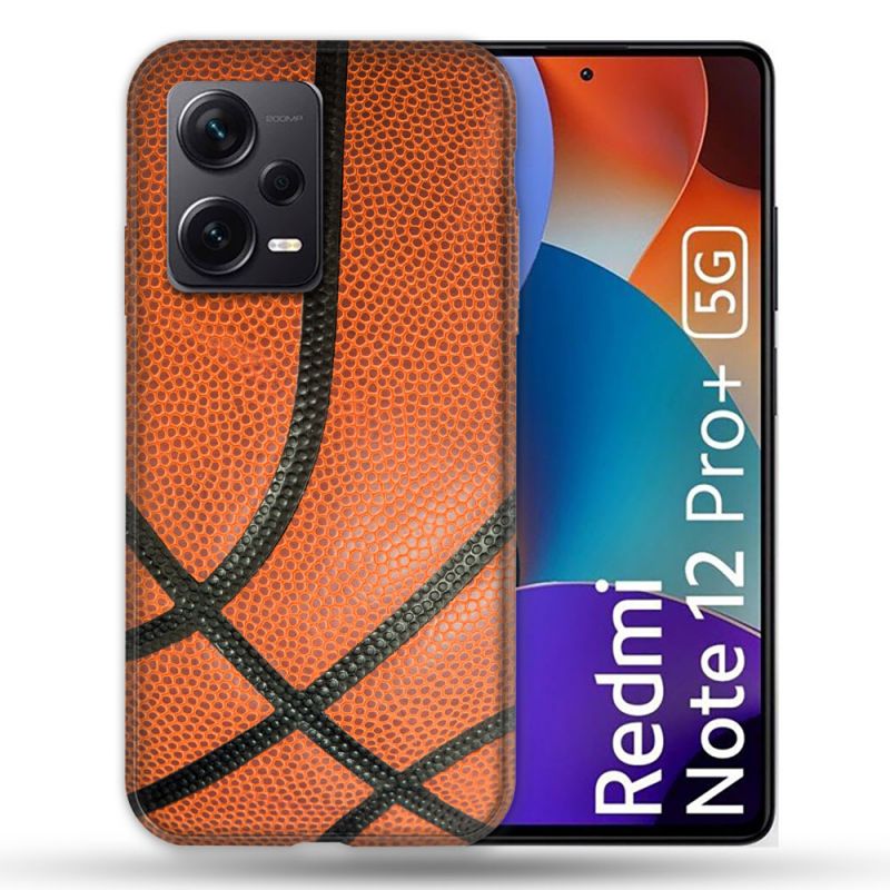 Coque Renforcée Pour Xiaomi Redmi Note 12 Pro Plus 5G Sport Ballon Basket