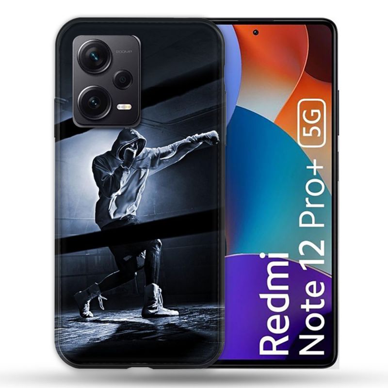 Coque Renforcée Pour Xiaomi Redmi Note 12 Pro Plus 5G Sport Boxe Poing