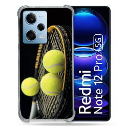 Coque Renforcée En Verre Trempé Pour Xiaomi Redmi Note 12 Pro 5G Sport Tennis Balls