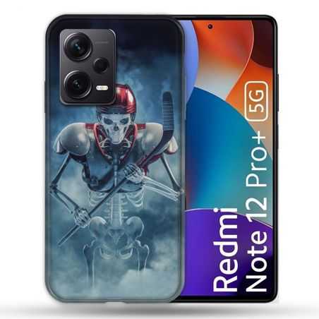 Coque Renforcée Pour Xiaomi Redmi Note 12 Pro Plus 5G Sport Hockey Squelette