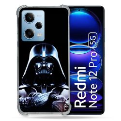 Coque Renforcée En Verre Trempé Pour Xiaomi Redmi Note 12 Pro 5G Star Wars - Dark Vador Noir