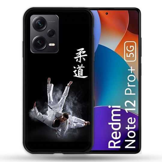 Coque Renforcée Pour Xiaomi Redmi Note 12 Pro Plus 5G Sport Judo Noir