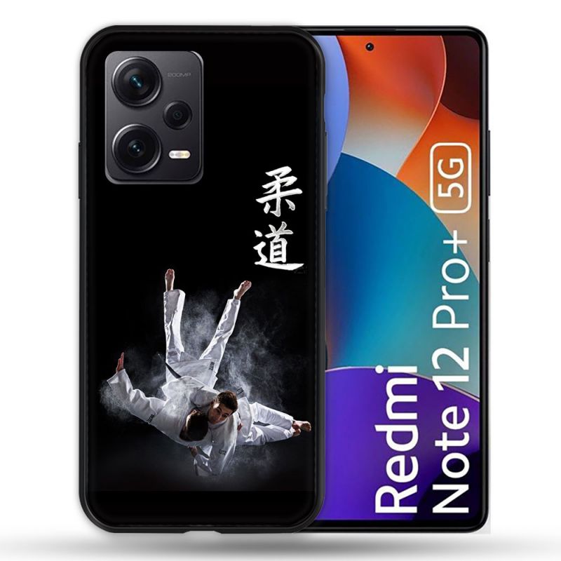 Coque Renforcée Pour Xiaomi Redmi Note 12 Pro Plus 5G Sport Judo Noir