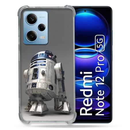 Coque Renforcée En Verre Trempé Pour Xiaomi Redmi Note 12 Pro 5G Star Wars - R2D2