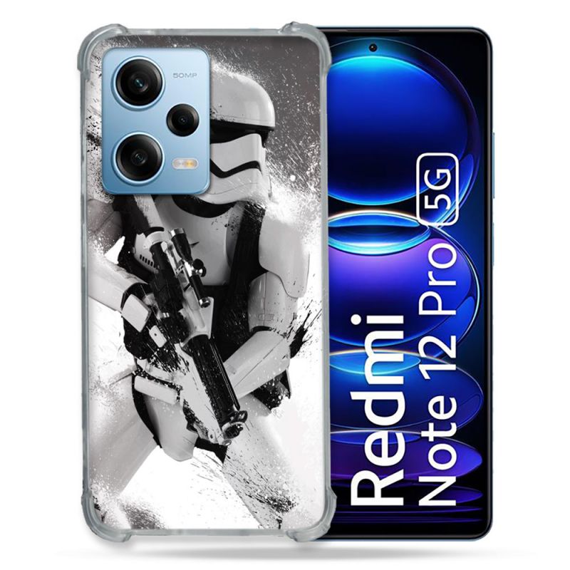 Coque Renforcée En Verre Trempé Pour Xiaomi Redmi Note 12 Pro 5G Star Wars - Trooper