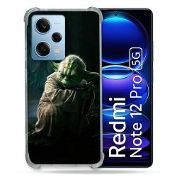 Coque Renforcée En Verre Trempé Pour Xiaomi Redmi Note 12 Pro 5G Star Wars - Yoda sombre