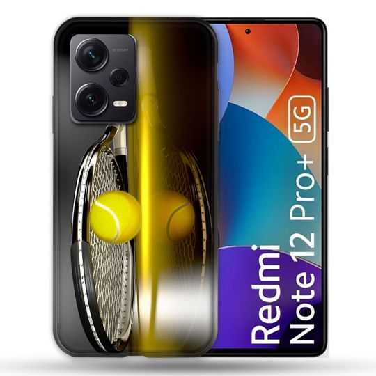 Coque Renforcée Pour Xiaomi Redmi Note 12 Pro Plus 5G Sport Tennis Reflet