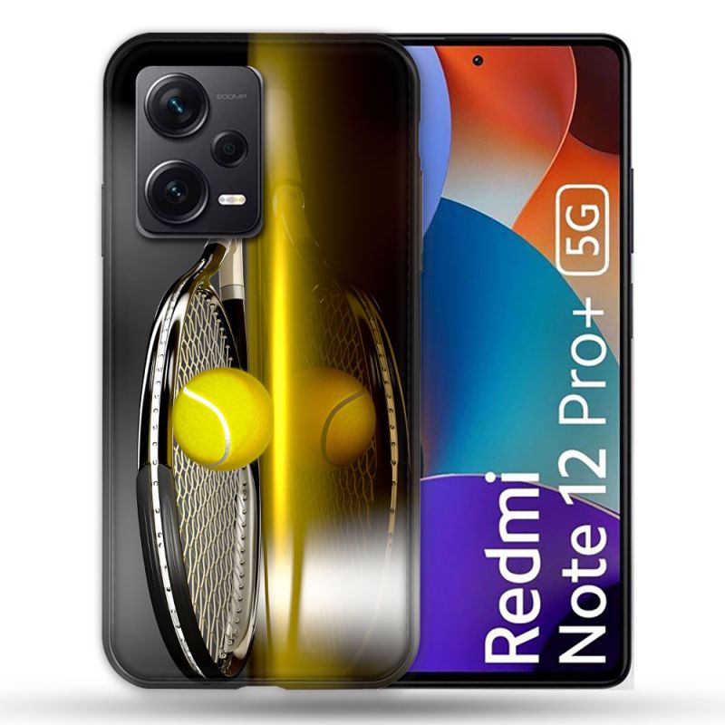 Coque Renforcée Pour Xiaomi Redmi Note 12 Pro Plus 5G Sport Tennis Reflet