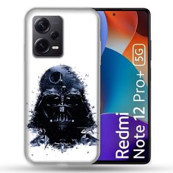 Coque Renforcée Pour Xiaomi Redmi Note 12 Pro Plus 5G Star Wars - Dark Vador Blanc