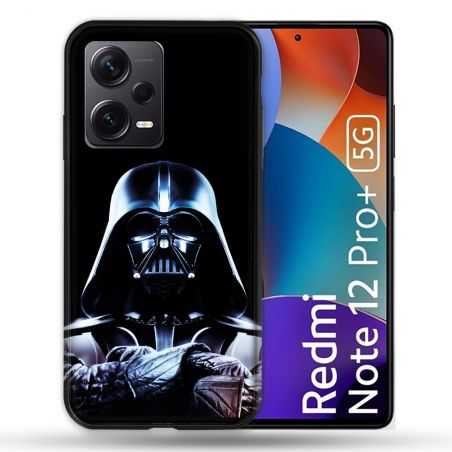 Coque Renforcée Pour Xiaomi Redmi Note 12 Pro Plus 5G Star Wars - Dark Vador Noir