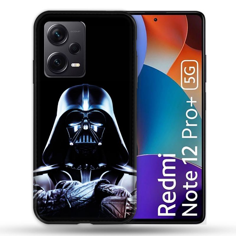 Coque Renforcée Pour Xiaomi Redmi Note 12 Pro Plus 5G Star Wars - Dark Vador Noir