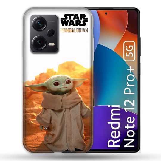 Coque Renforcée Pour Xiaomi Redmi Note 12 Pro Plus 5G Star Wars - Yoda bebe soleil