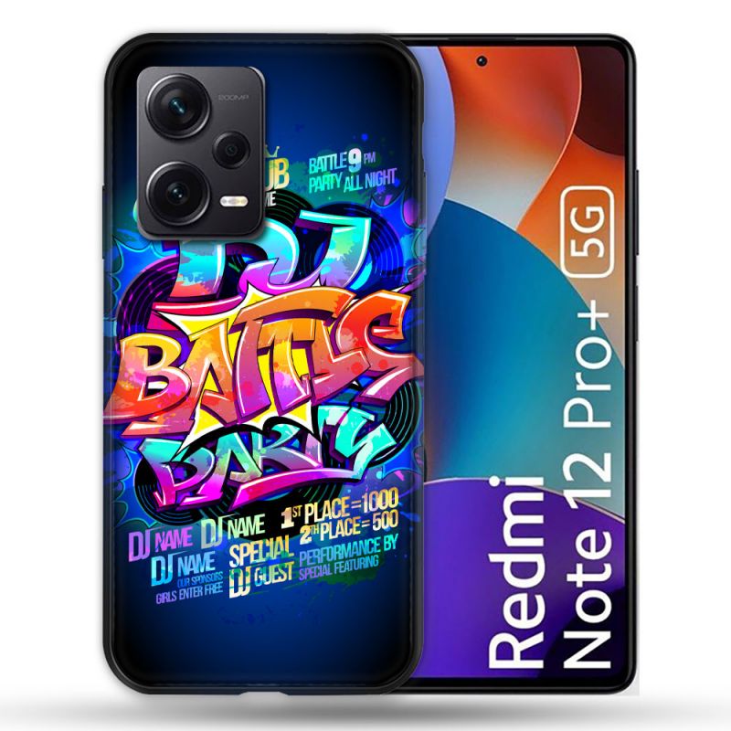 Coque Renforcée Pour Xiaomi Redmi Note 12 Pro Plus 5G Street Art Rap