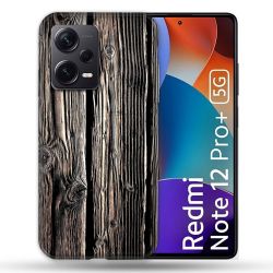 Coque Renforcée Pour Xiaomi Redmi Note 12 Pro Plus 5G Texture Bois