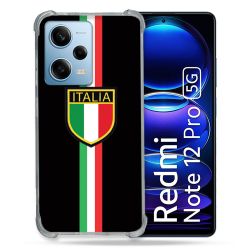 Coque Renforcée En Verre Trempé Pour Xiaomi Redmi Note 12 Pro 5G Voyage Italie 3 Noir