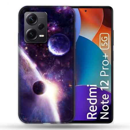 Coque Renforcée Pour Xiaomi Redmi Note 12 Pro Plus 5G Univers Planete Stellaire