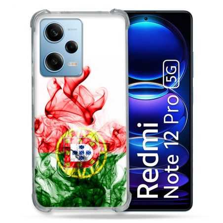 Coque Renforcée En Verre Trempé Pour Xiaomi Redmi Note 12 Pro 5G Voyage Portugal Flamme