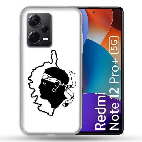 Coque Renforcée Pour Xiaomi Redmi Note 12 Pro Plus 5G Voyage Corse Blanc