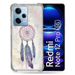 Coque Renforcée En Verre Trempé Pour Xiaomi Redmi Note 12 Pro 5G Zen Attrape Reve Blanc
