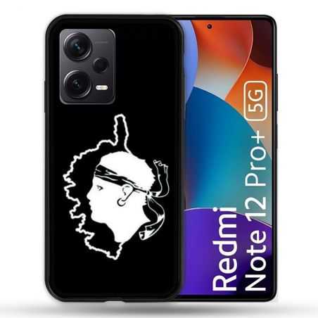 Coque Renforcée Pour Xiaomi Redmi Note 12 Pro Plus 5G Voyage Corse Noir