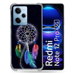 Coque Renforcée En Verre Trempé Pour Xiaomi Redmi Note 12 Pro 5G Zen Attrape Reve Multicolore