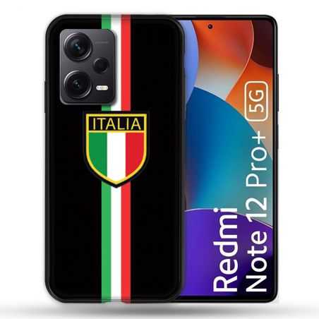Coque Renforcée Pour Xiaomi Redmi Note 12 Pro Plus 5G Voyage Italie 3 Noir