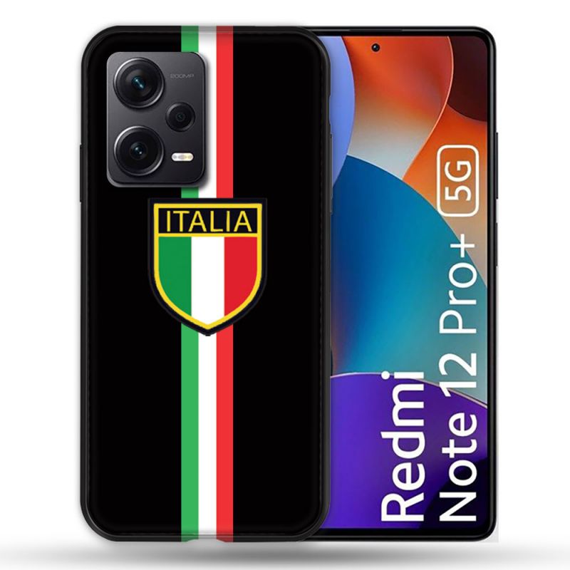 Coque Renforcée Pour Xiaomi Redmi Note 12 Pro Plus 5G Voyage Italie 3 Noir