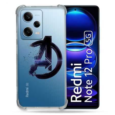 Coque Transparente Renforcée En Verre Trempé Pour Xiaomi Redmi Note 12 Pro 5G Avenger