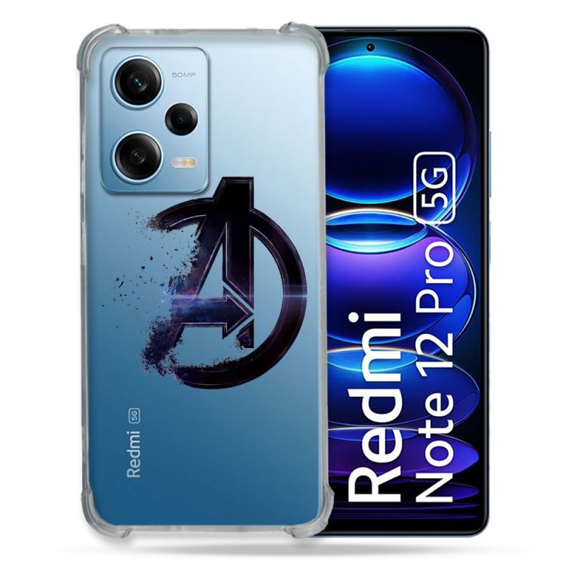 Coque Transparente Renforcée En Verre Trempé Pour Xiaomi Redmi Note 12 Pro 5G Avenger