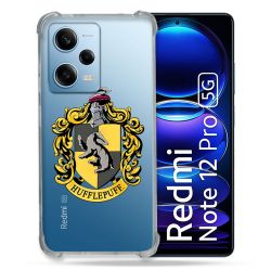 Coque Transparente Renforcée En Verre Trempé Pour Xiaomi Redmi Note 12 Pro 5G Harry Potter Hufflepuff