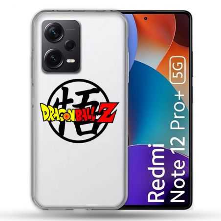Coque Renforcée Transparente Pour Xiaomi Redmi Note 12 Pro Plus 5G Dragon Ball Logo
