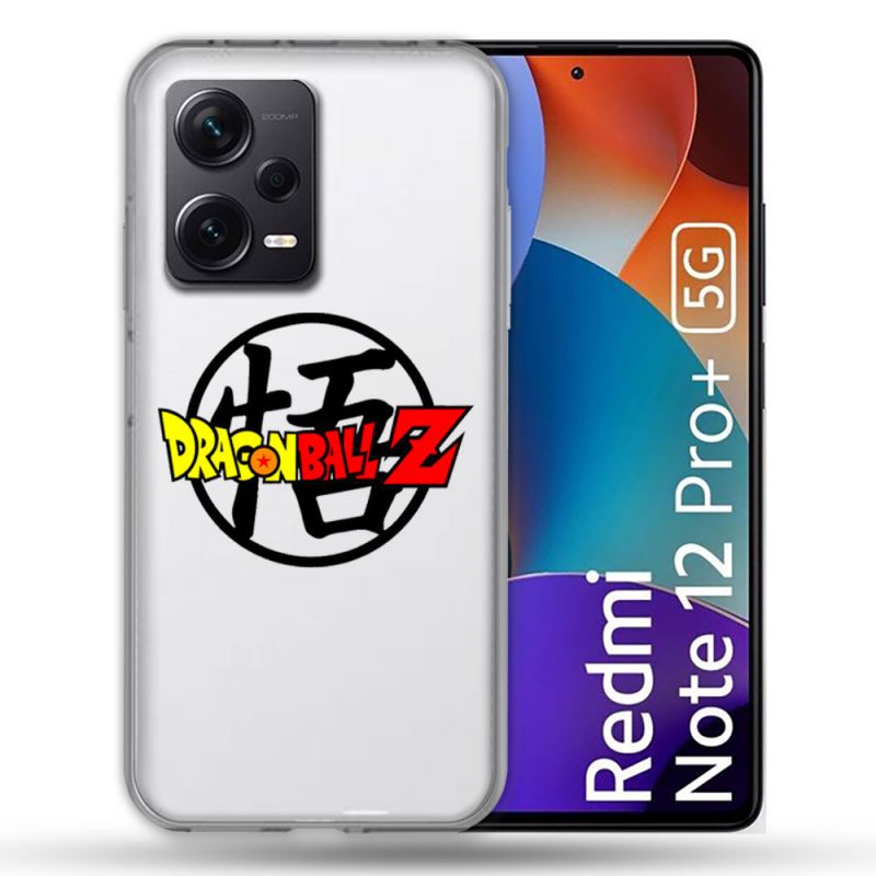 Coque Renforcée Transparente Pour Xiaomi Redmi Note 12 Pro Plus 5G Dragon Ball Logo