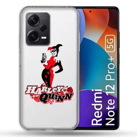 Coque Renforcée Transparente Pour Xiaomi Redmi Note 12 Pro Plus 5G Harley Quinn