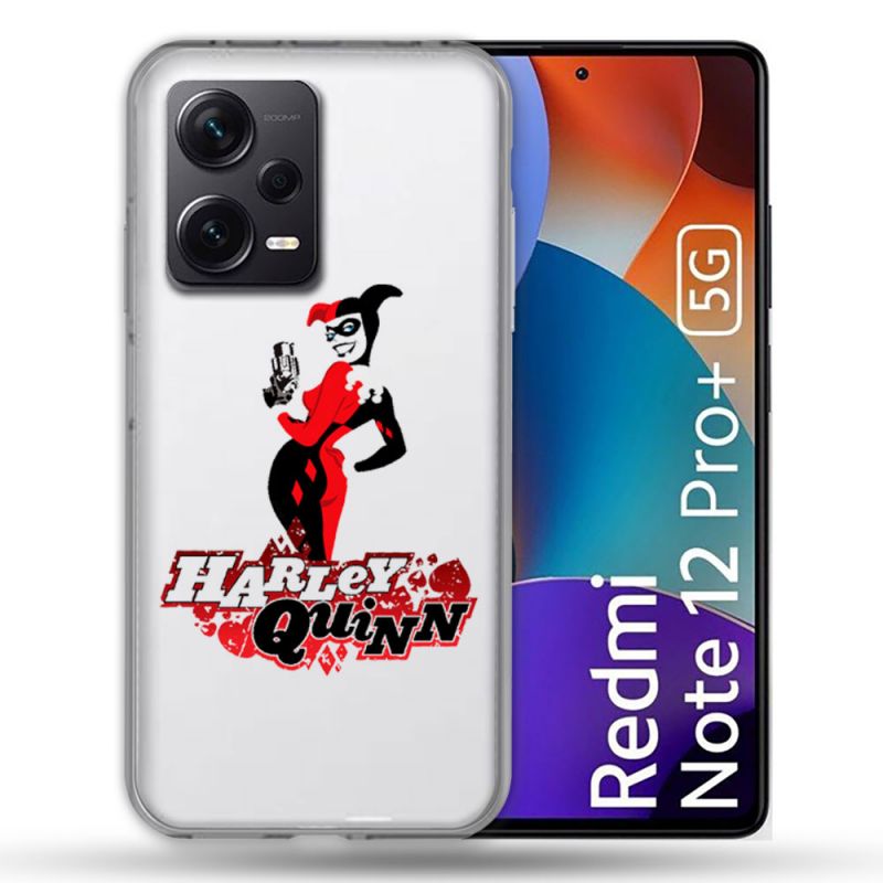 Coque Renforcée Transparente Pour Xiaomi Redmi Note 12 Pro Plus 5G Harley Quinn