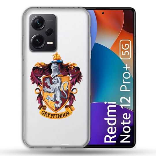 Coque Renforcée Transparente Pour Xiaomi Redmi Note 12 Pro Plus 5G Harry Potter Griffindor