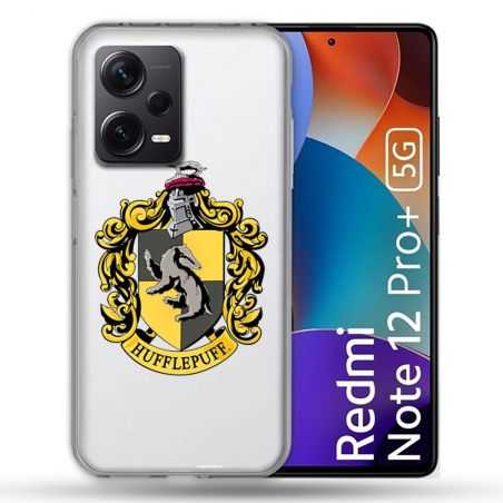 Coque Renforcée Transparente Pour Xiaomi Redmi Note 12 Pro Plus 5G Harry Potter Hufflepuff