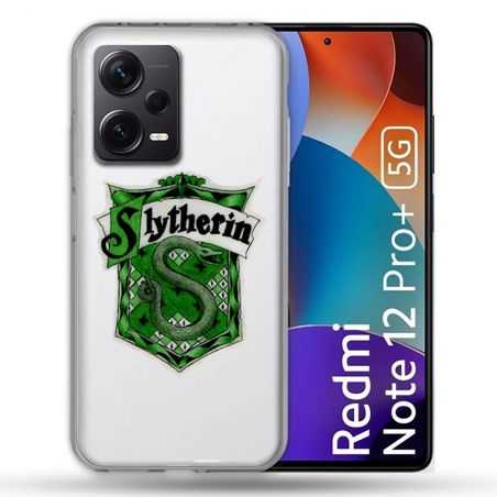 Coque Renforcée Transparente Pour Xiaomi Redmi Note 12 Pro Plus 5G Harry Potter Slytherin