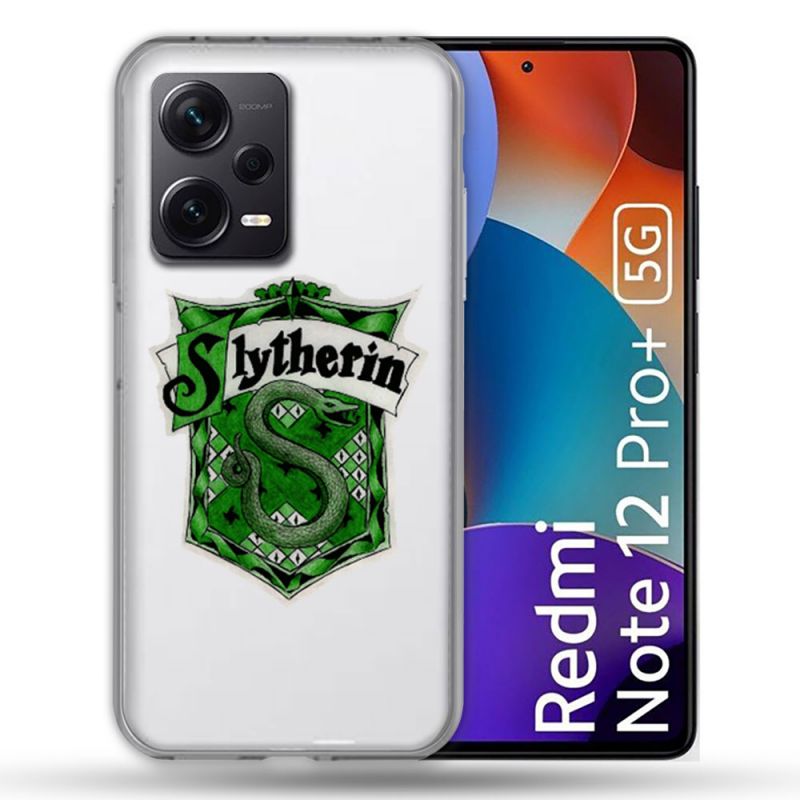 Coque Renforcée Transparente Pour Xiaomi Redmi Note 12 Pro Plus 5G Harry Potter Slytherin