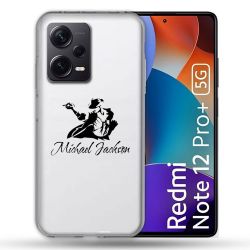 Coque Renforcée Transparente Pour Xiaomi Redmi Note 12 Pro Plus 5G Michael Jackson