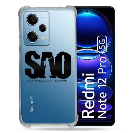 Coque Transparente Renforcée En Verre Trempé Pour Xiaomi Redmi Note 12 Pro 5G SAO