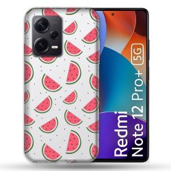 Coque Renforcée Transparente Pour Xiaomi Redmi Note 12 Pro Plus 5G Pasteque